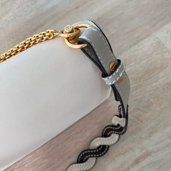 Tory Burch Miller Shoulder Bag Cream - Picture 7 of 8
